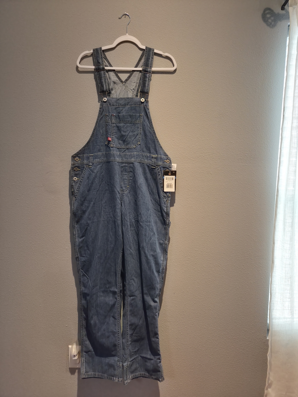 Dickies Light Blue Denim Overall Jumpsuit